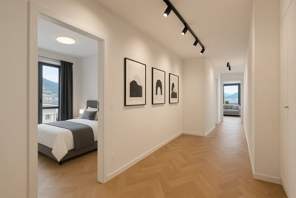 Luminoso 4.5 locali con balcone a ampia vista in zona centrale